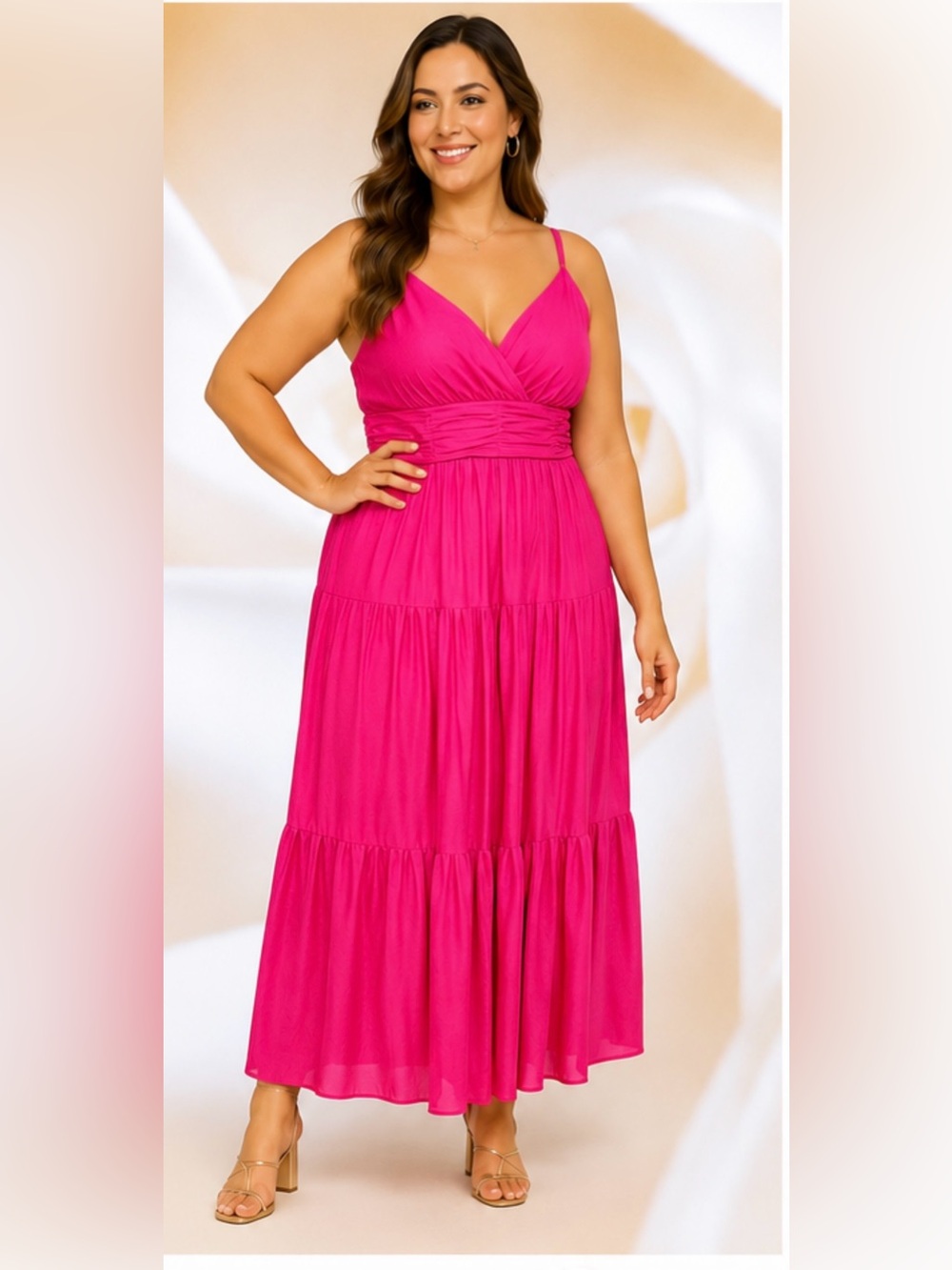 Maxi Dress Pink  size 14 by INTERMIX